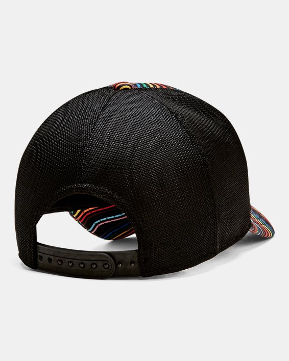 Unisex UA Pride Trucker Hat, Black, pdpMainDesktop image number 2